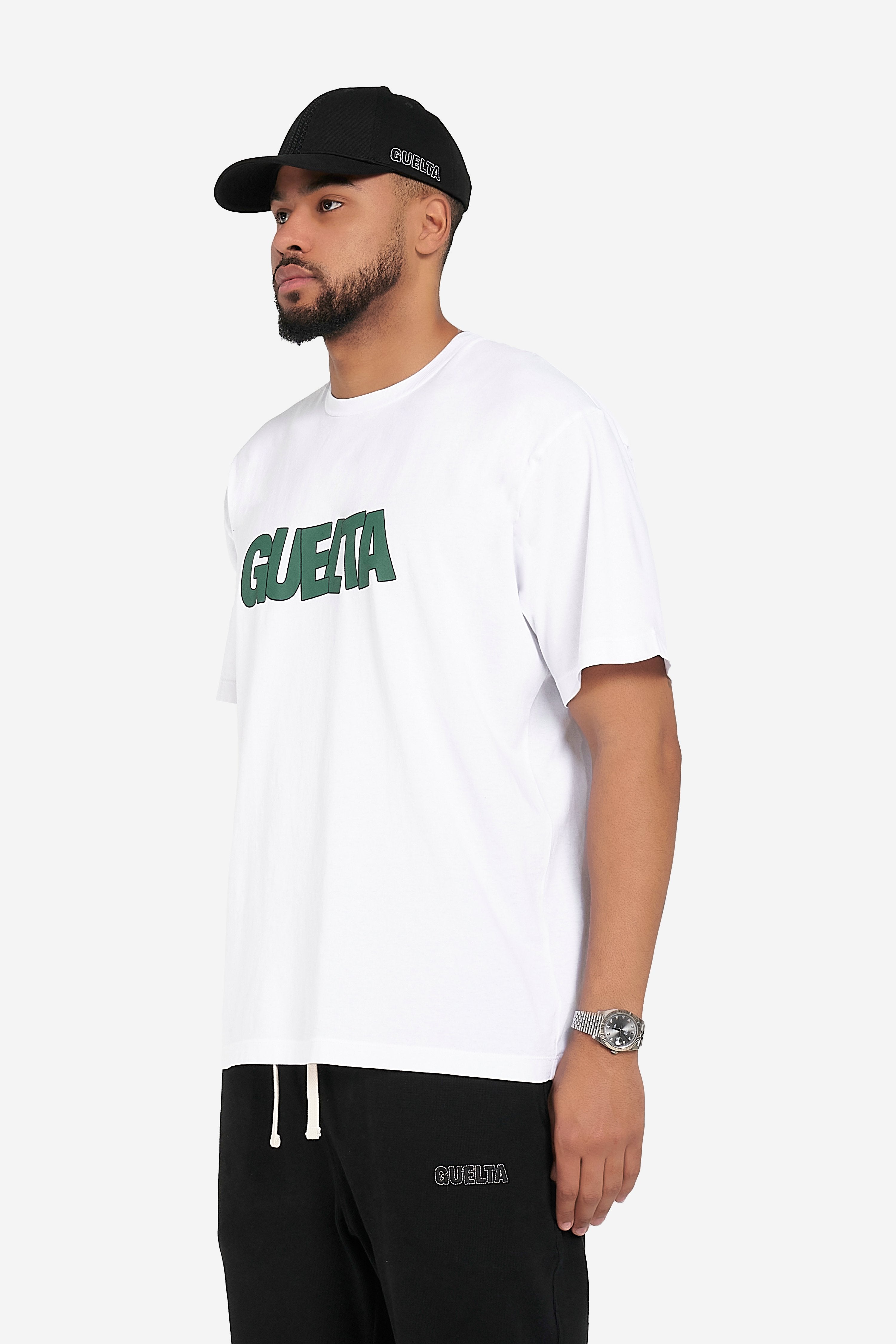 'Gu' Print T-Shirt - White