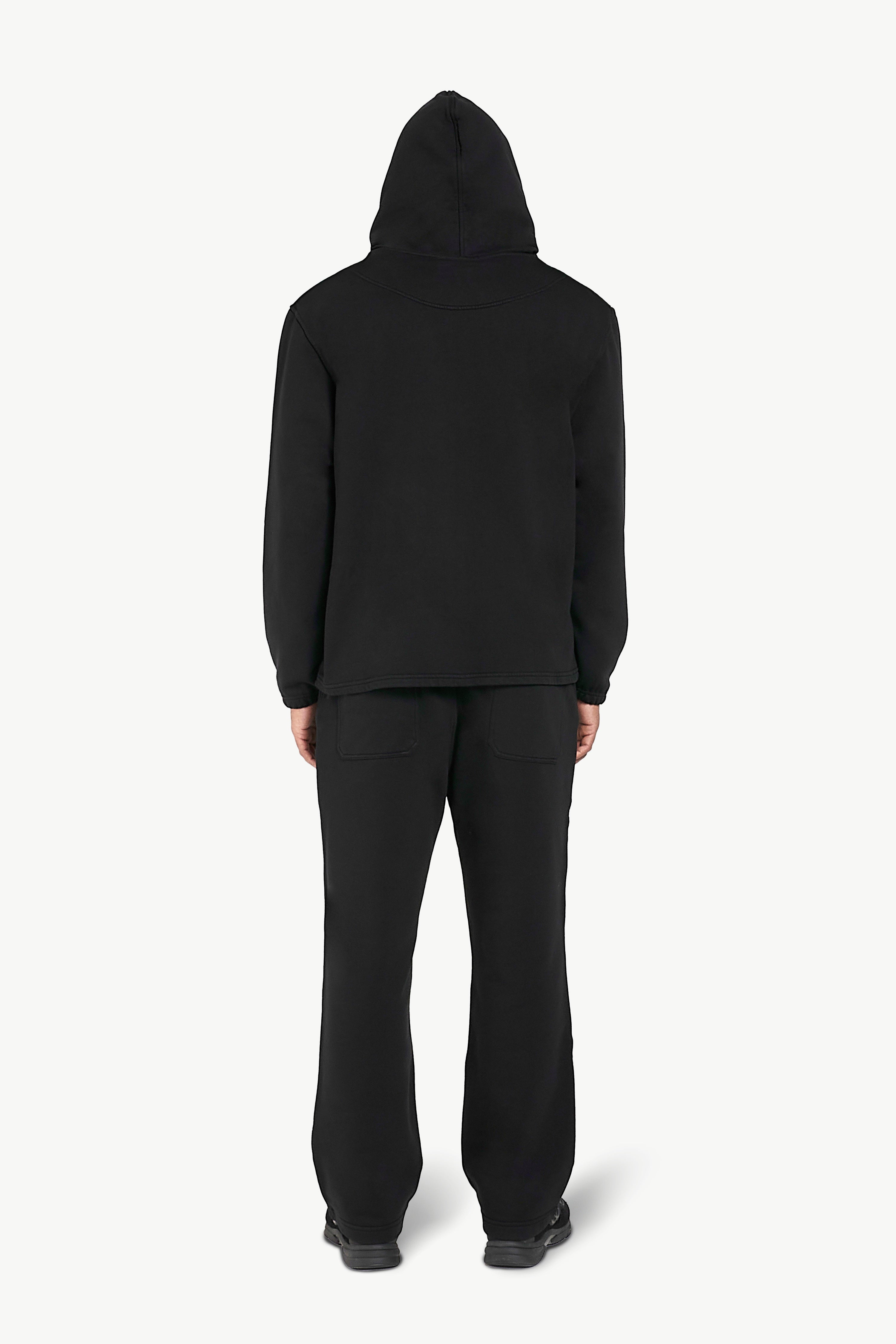 Cotton Terry Sweatpants - Black