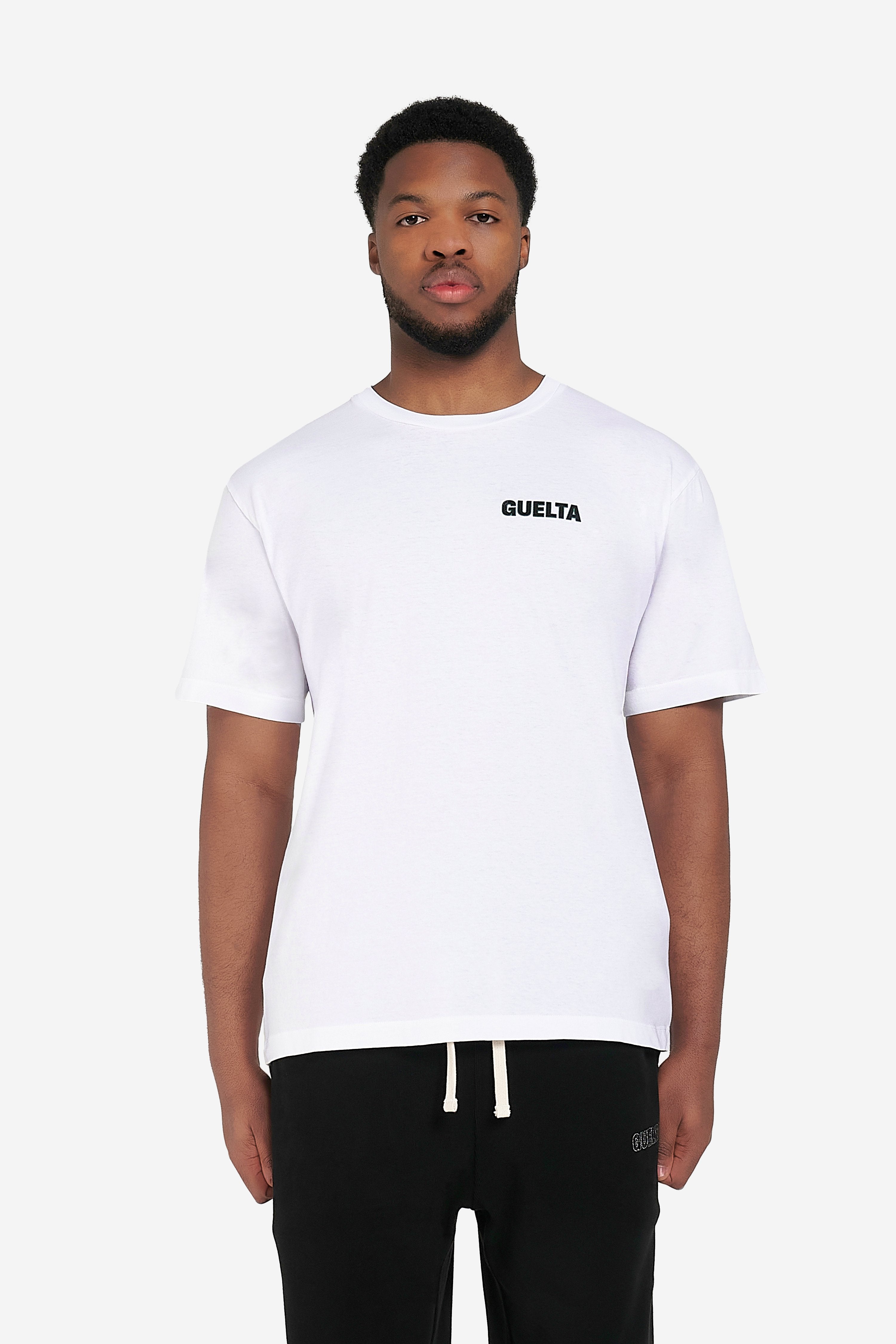 'Square' Print T-Shirt - White