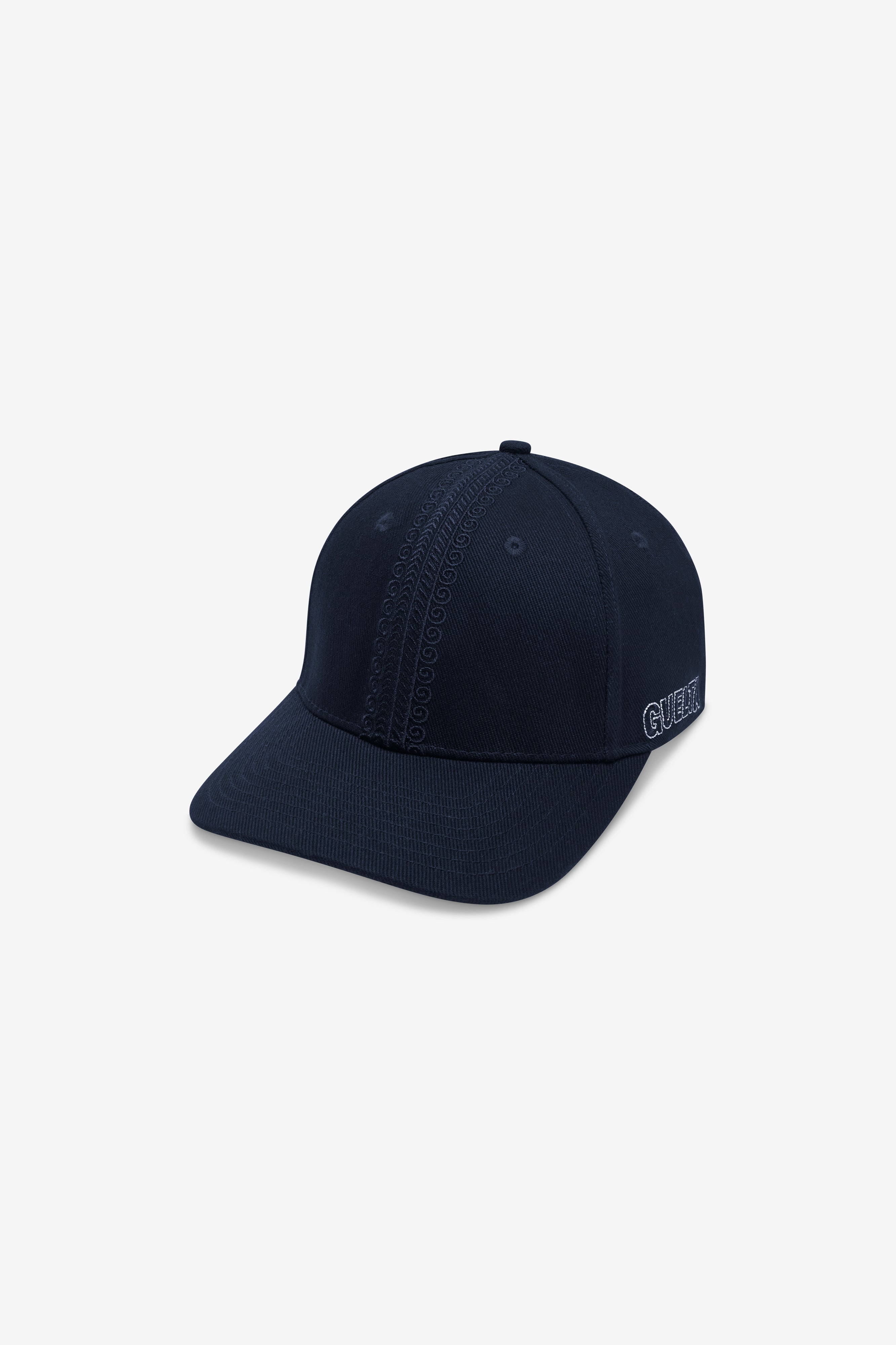 Qashabiyyah Cotton Cap - Navy Blue