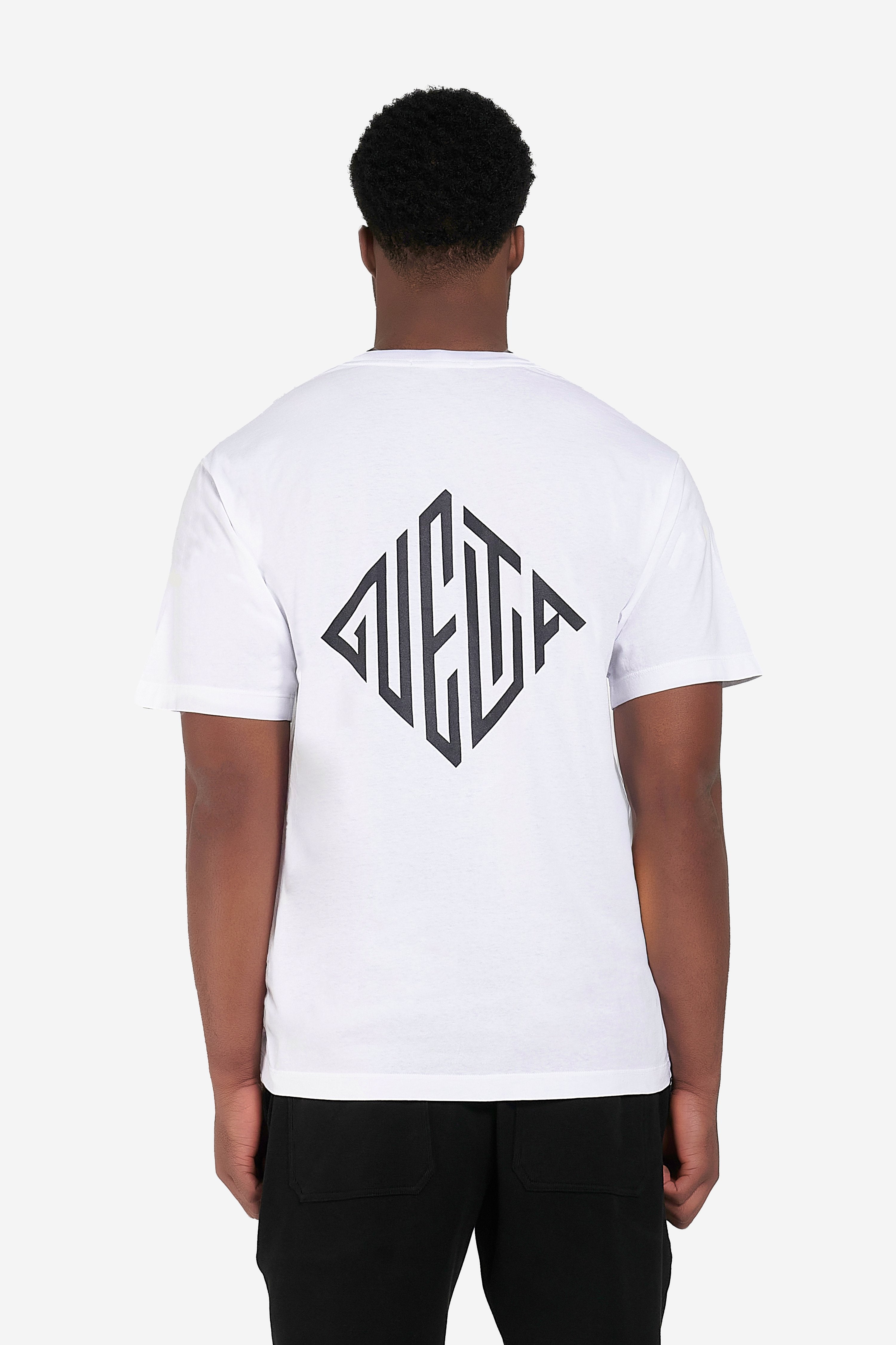 'Square' Print T-Shirt - White