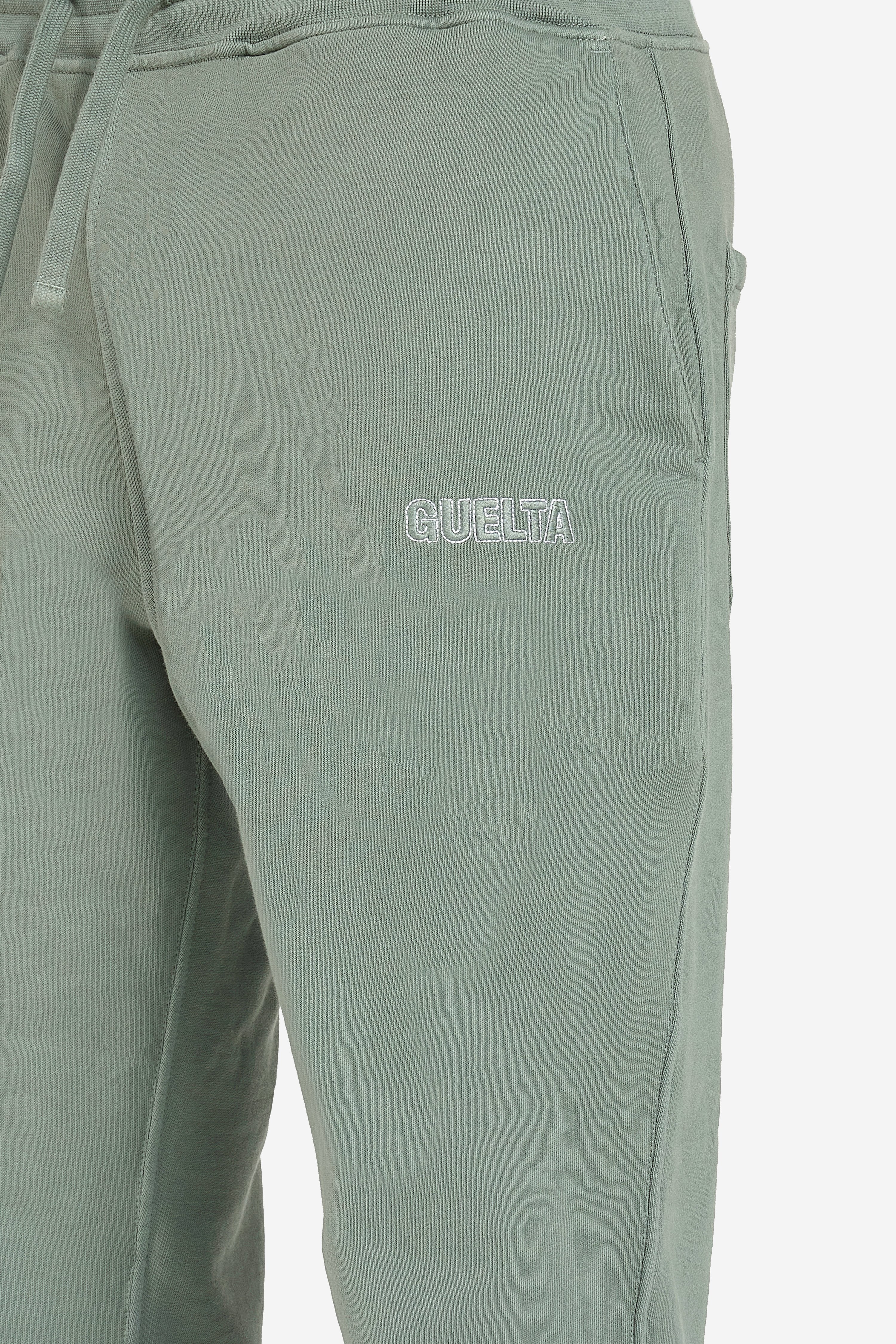 Cotton Terry Sweatpants - Green