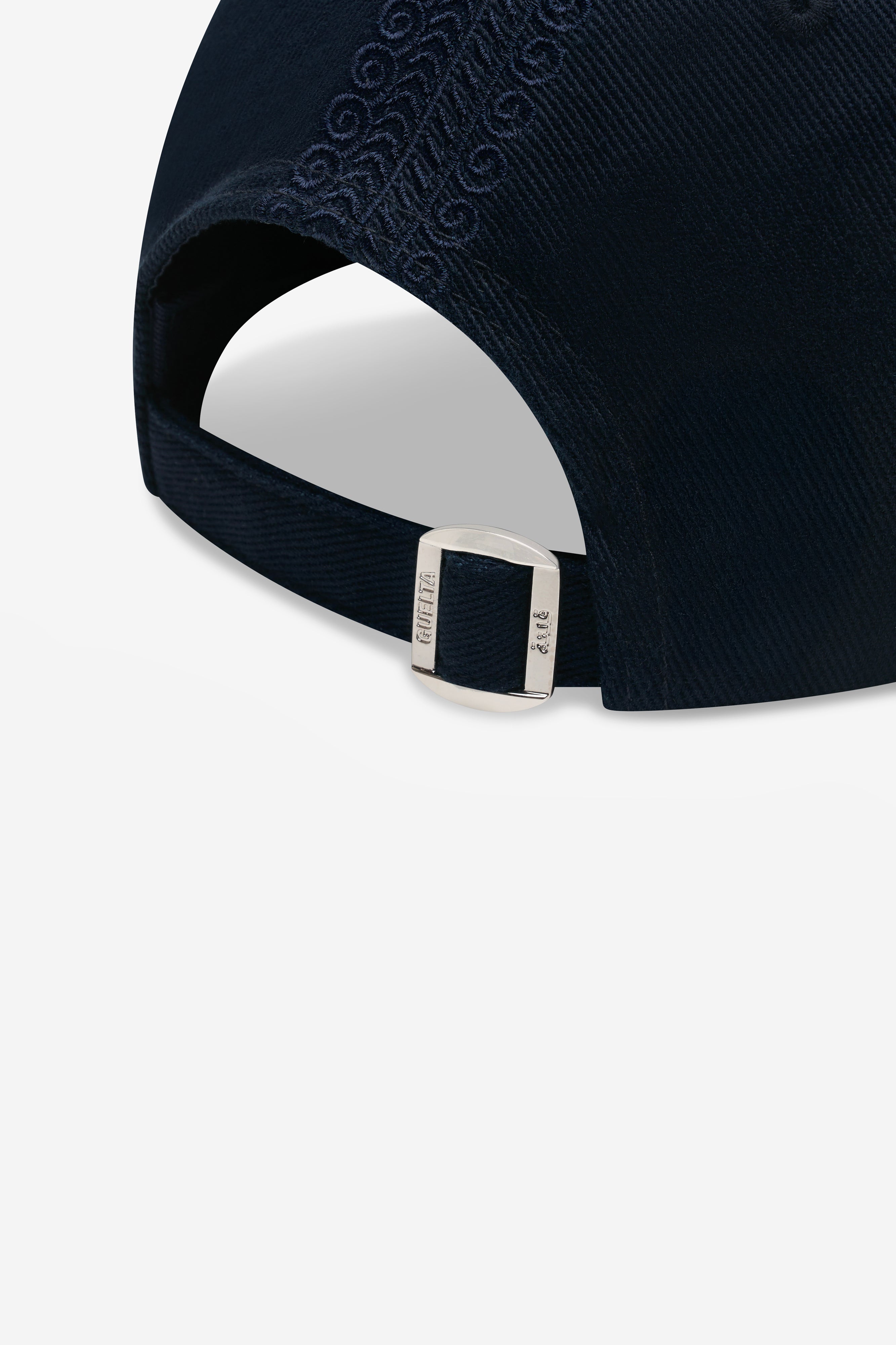 Qashabiyyah Cotton Cap - Navy Blue