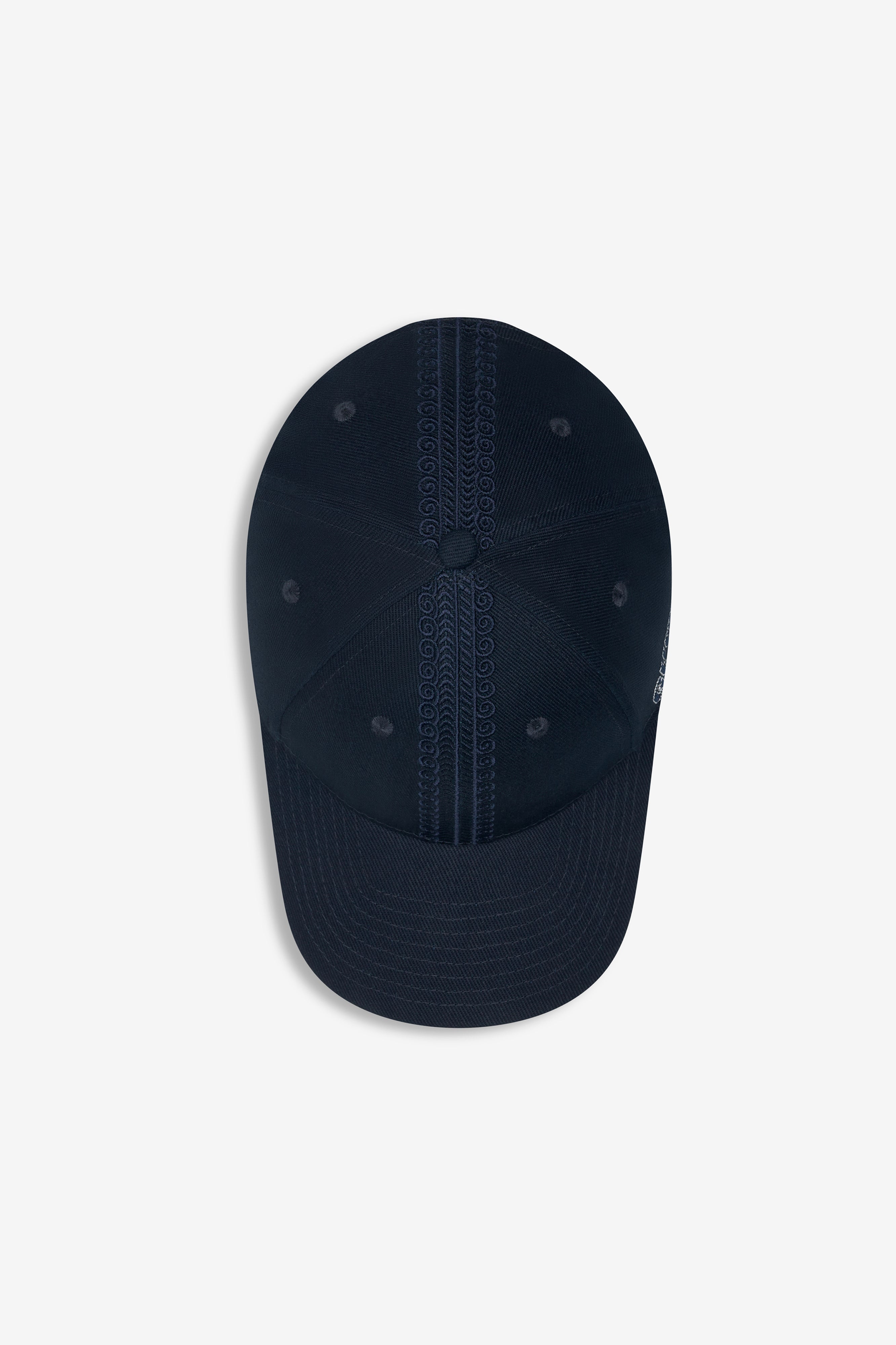 Qashabiyyah Cotton Cap - Navy Blue